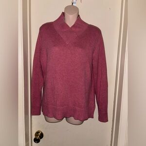 Christopher & Banks. Pink Sweater Soft Knit. Size L